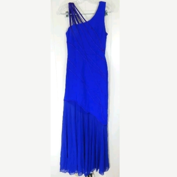 Tadashi Shoji 90's Bodycon Mesh Gown - Picture 1 of 4